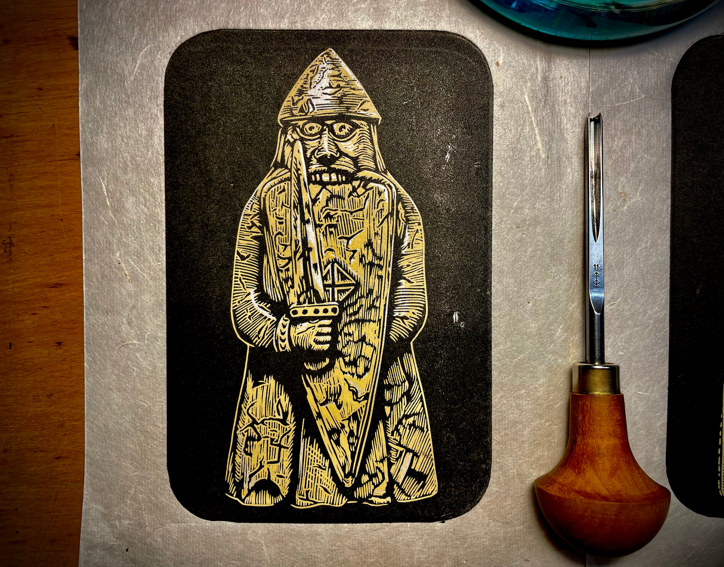 Lewis Chesspiece - The Berserker Print