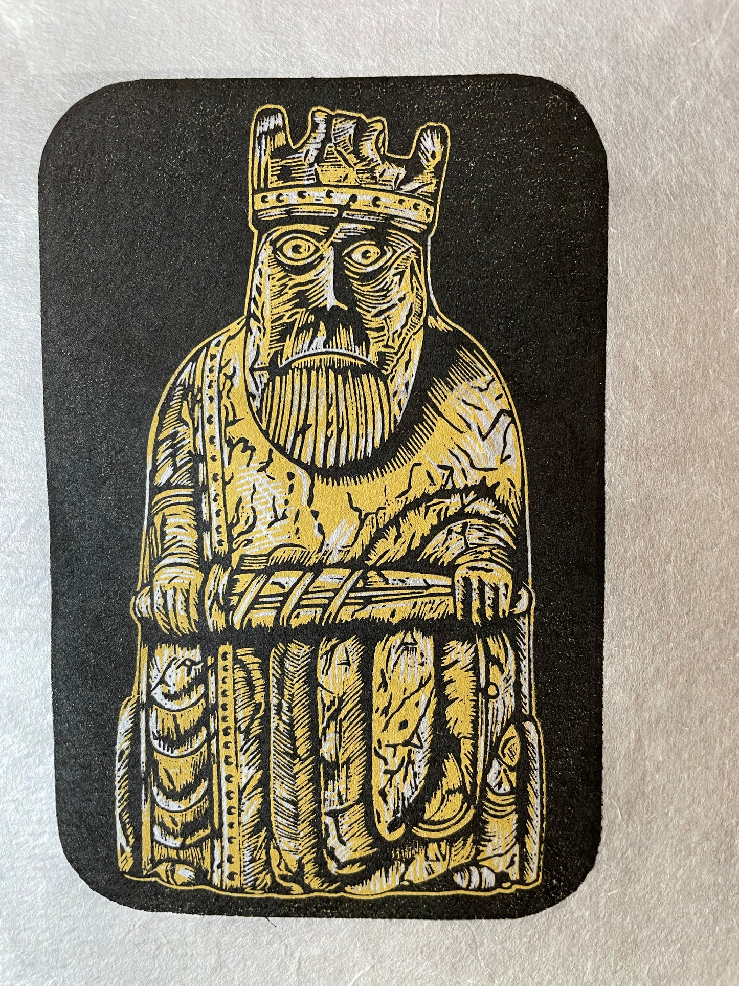 Lewis Chesspiece - The King Print