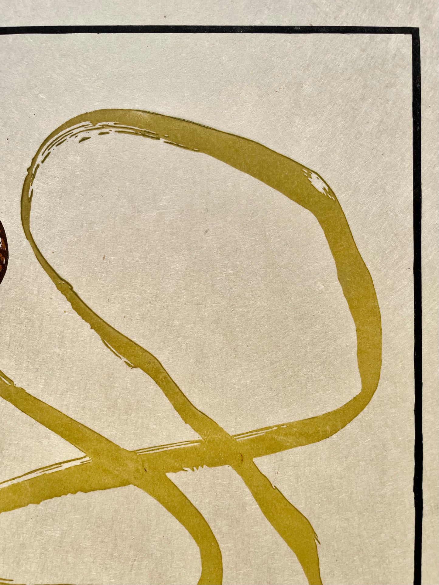 The Snail Linocut Print